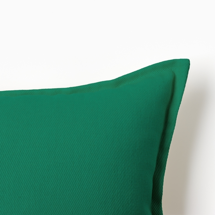 Подушка Этель, 30х50+1 см, изумруд, 100% хлопок