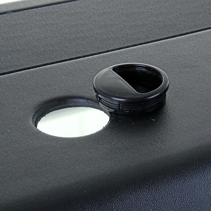 Аквариум Аквариум "Панорамный" с крышкой, 205 литров, 100 х 40 х 55/61 см, чёрный