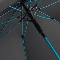 Зонт-трость с цветными спицами Color Style, бирюзовый