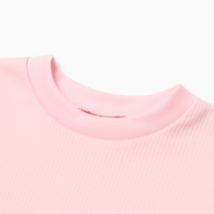 Лонгслив детский, цвет розовый, рост 74