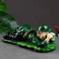 Подставка под бутылку "Охотник" цветной 39см Подставка под бутылку "Охотник" цветной 39см