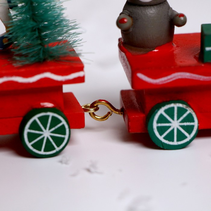 Сувенир Сувенир "Новогодний поезд", 24,5 см