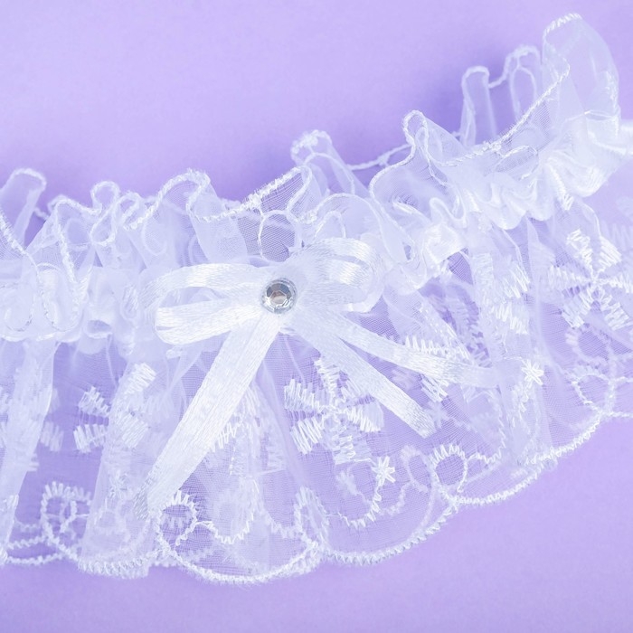 Подвязка для невесты Подвязка для невесты "Элит", белая