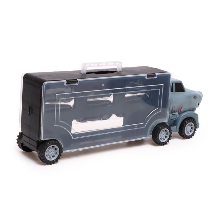 Грузовик «Акула. Перевозчик», с машинками 6 шт. Грузовик «Акула. Перевозчик», с машинками 6 шт.