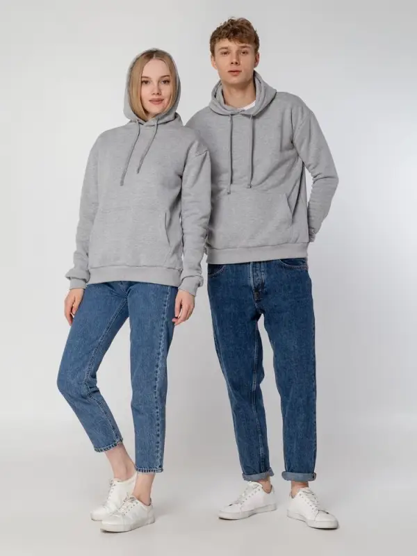 Худи Kirenga 2.0 Heavy ver. 2, серый меланж, размер XS