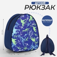 Рюкзак детский для мальчика &laquo;Динозавры&raquo;, р-р. 23х20,5 см