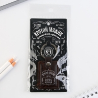 Брелок для ключей кожзам &laquo;Крутой мужик&raquo;, 4 х 9 см