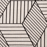 Набор декоративных салфеток Доляна 40х40см 4шт, Тренд белый, 100% пэ
