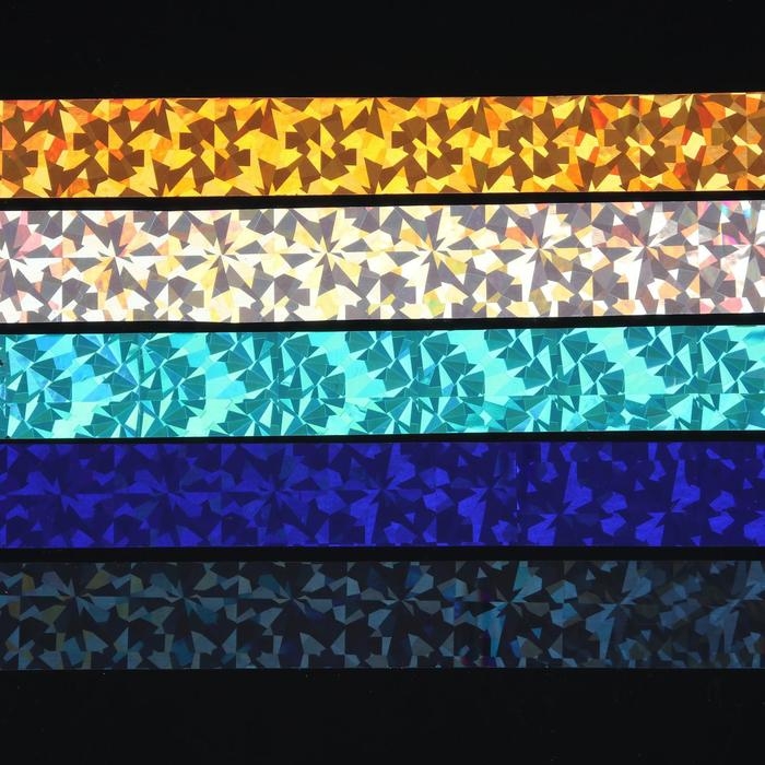 Набор фольги для ногтей &laquo;Битое стекло&raquo;, 2,5 &times; 50 см, 10 шт, в пластиковом органайзере