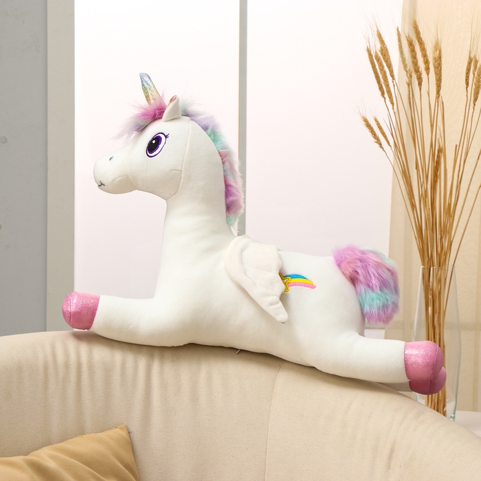 Мягкая игрушка &laquo;Единорог&raquo;, 60 см, цвет белый