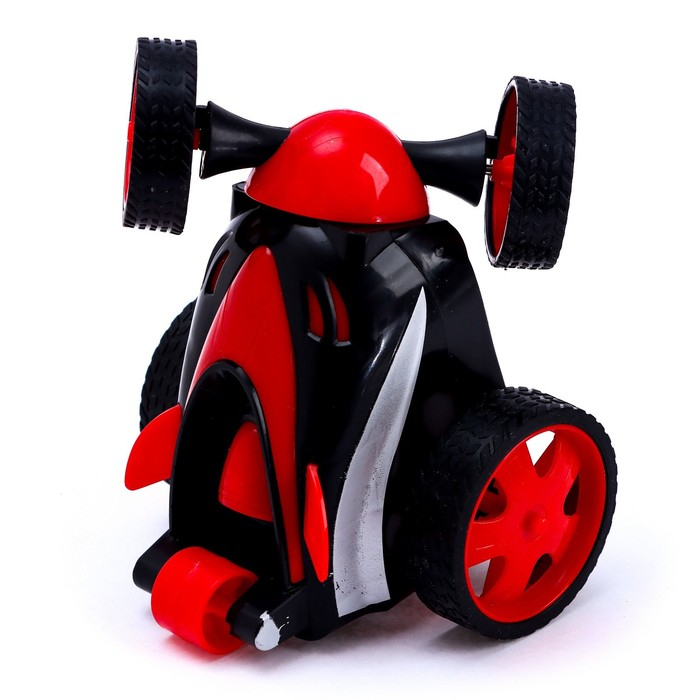 Перевёртыш радиоуправляемый &laquo;Циклон&raquo;, работает от батареек, цвет красный