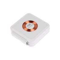 Беспроводная зарядка 3 в 1 H39, 15 W, подсветка, поддержка MagSafe, складная, стекло, белая