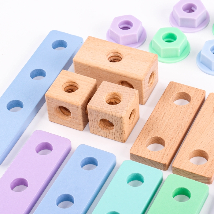 Деревянный конструктор &laquo;Маленький строитель&raquo;, 21,3 &times; 17,5 &times; 4,5 см