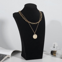 Бюст для украшений, 18&times;12&times;30 см, цвет чёрный