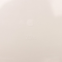 Таз круглый &laquo;Русская банька&raquo;, 20 л