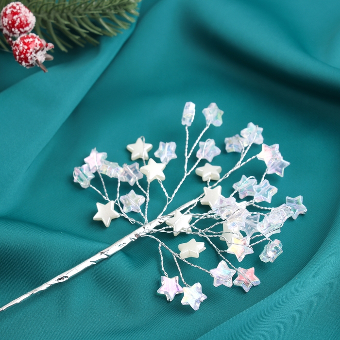 Декор Декор "Хрустальная сказка" 16 см, звездочка перелив