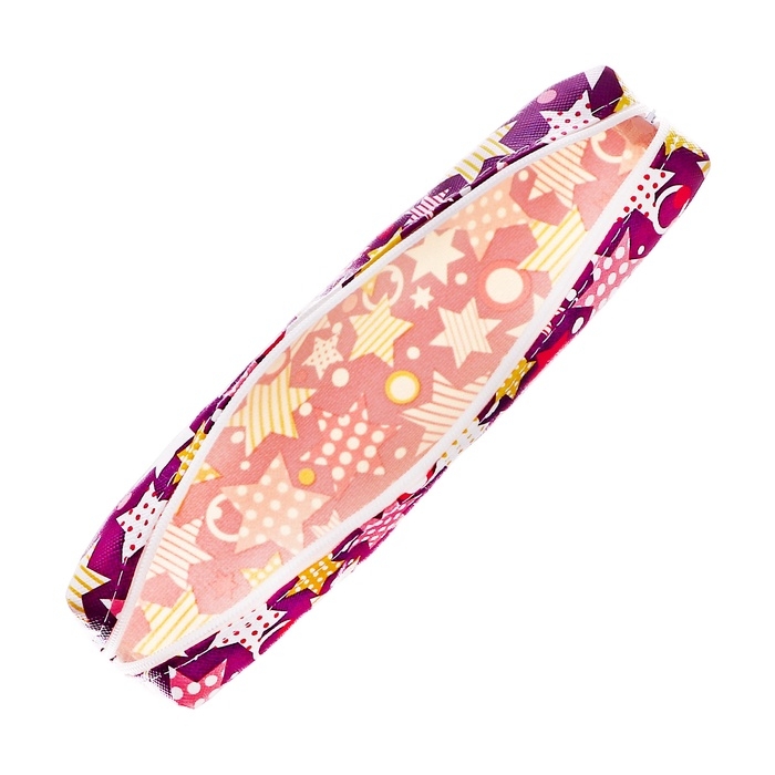 Пенал школьный «Звезды», на молнии, МИКС Пенал школьный «Звезды», на молнии, МИКС