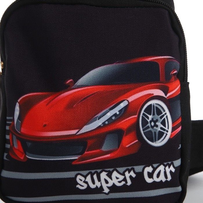 Сумка детская для мальчика через плечо «Супер тачка» Сумка детская для мальчика через плечо «Супер тачка»