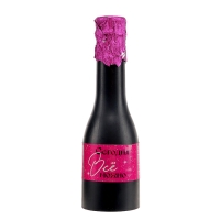 Хлопушка пружиннная в форме бутылки " Можно всё" фольга розовое золото 16 см Хлопушка пружиннная в форме бутылки " Можно всё" фольга розовое золото 16 см