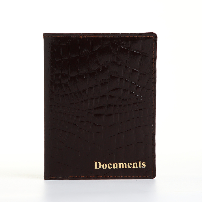 Обложка для автодокументов, цвет коричневый Обложка для автодокументов, цвет коричневый