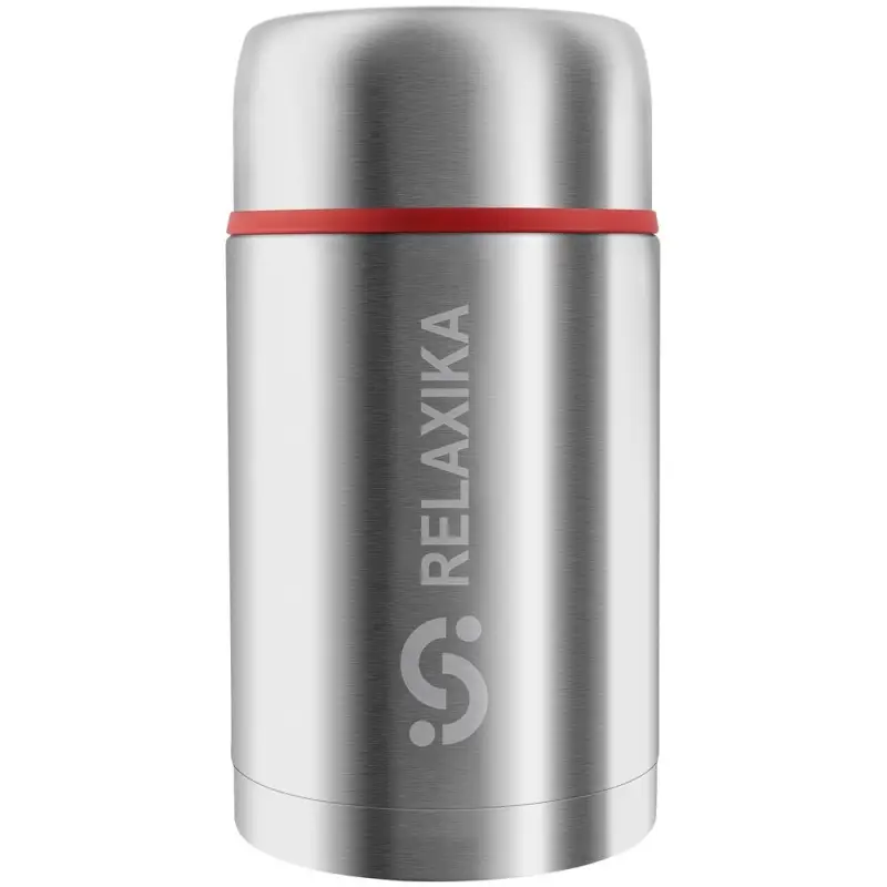 Термос для еды Relaxika 1000, в чехле, стальной Термос для еды Relaxika 1000, в чехле, стальной