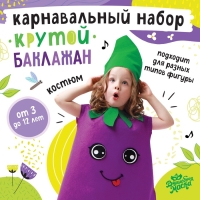 Карнавальный набор &laquo;Крутой баклажан&raquo;, фетр