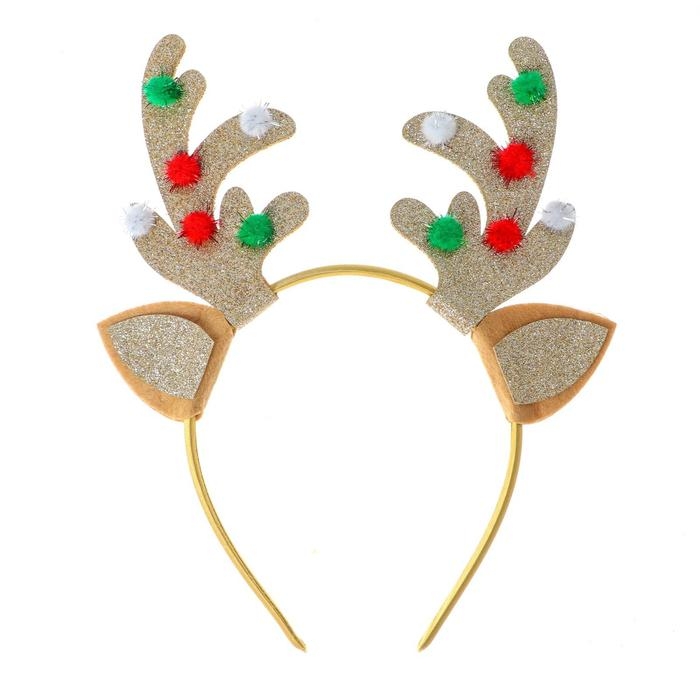 Карнавальный ободок &laquo;Рожки&raquo;, цвета МИКС