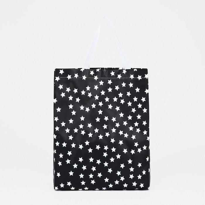 Сумка хозяйственная без застёжки, цвет чёрный Сумка хозяйственная без застёжки, цвет чёрный