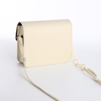 Сумка женская-мессенджер, 17х14х6 см, цвет бежевый Сумка женская-мессенджер, 17х14х6 см, цвет бежевый