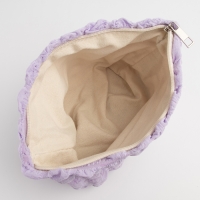 Косметичка на молнии, цвет сиреневый Косметичка на молнии, цвет сиреневый