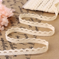 Кружево вязаное, 10 мм &times; 15 &plusmn; 1 м, цвет бежевый