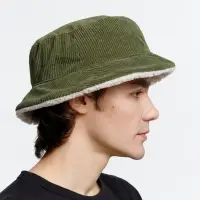 Панама Bucket двусторонняя, хаки с бежевым, размер S/M