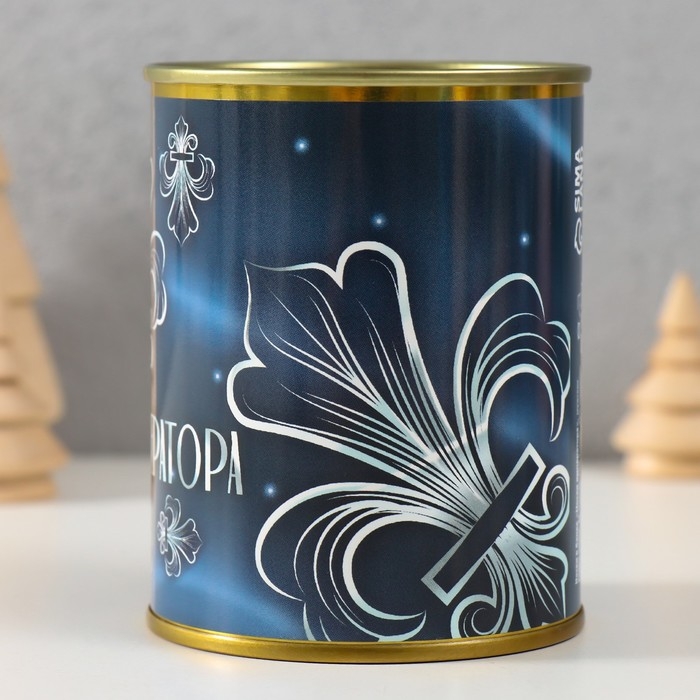 Носки с принтом в банке "Носки императора" (внутри носки мужские)