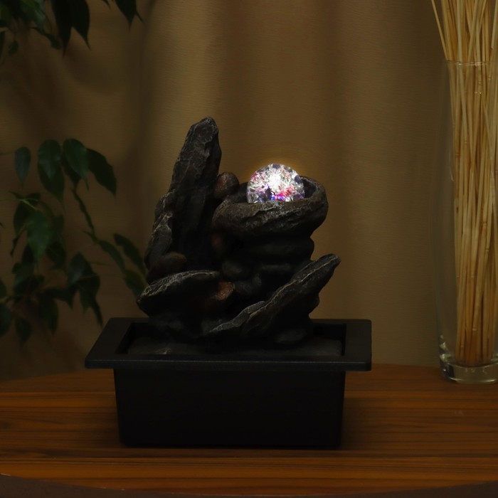 Фонтан Фонтан "Томирис" скалы, 18х25 см (с подсветкой)