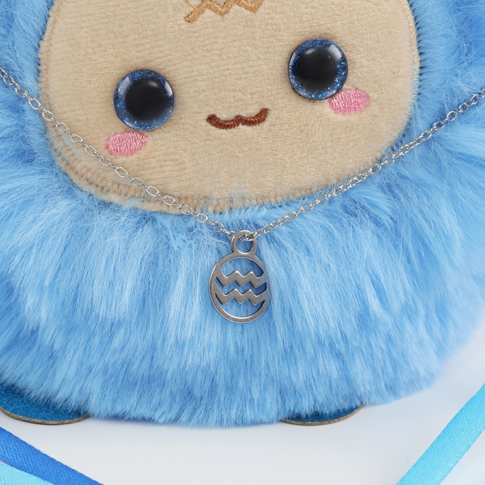 Мягкая игрушка &laquo;Зодиаки: Водолей&raquo;, с кулоном, 17 см