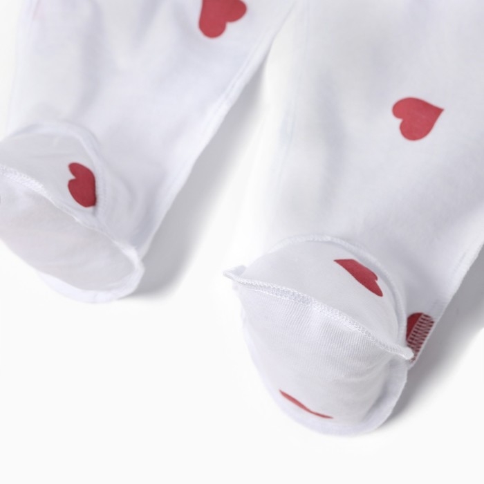 Ползунки детские MINAKU, цвет молочный, рост 80-86 см Ползунки детские MINAKU, цвет молочный, рост 80-86 см