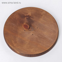 Поднос из натурального кедра Mаgistrо, 25&times;2,8 см, цвет шоколадный