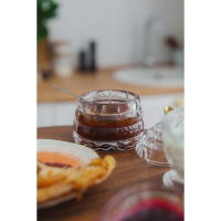 Ёмкость хрустальная для мёда &laquo;Улей с пчёлкой&raquo;, 200 мл, h=11.8 см