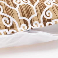 Наволочка декоративная 40х40 см, Pattern beige, 100% хлопок Наволочка декоративная 40х40 см, Pattern beige, 100% хлопок