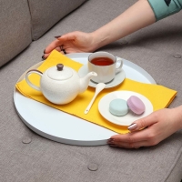 Кофейный столик "Тиволи" YS-8339, белый 41,5х43 см