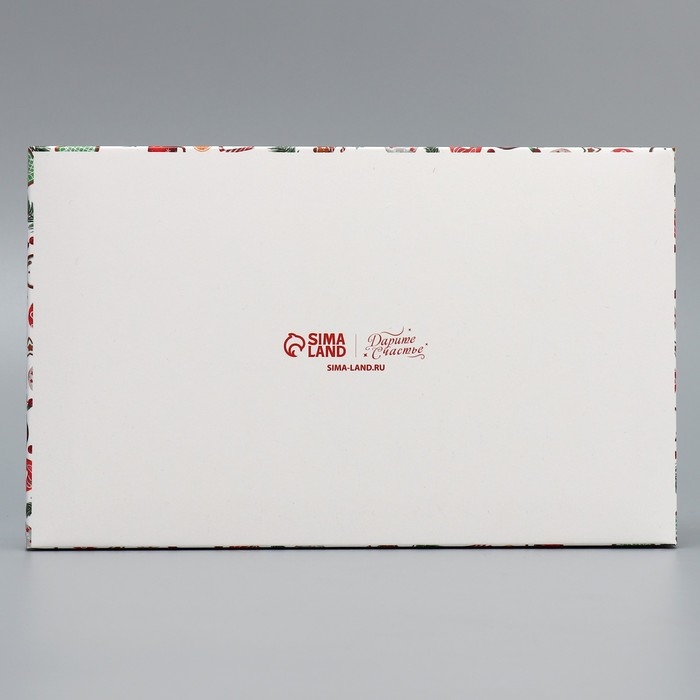 Коробка для десерта &laquo;Печеньки&raquo;, 22 х 8 х 13.5 см, Новый год