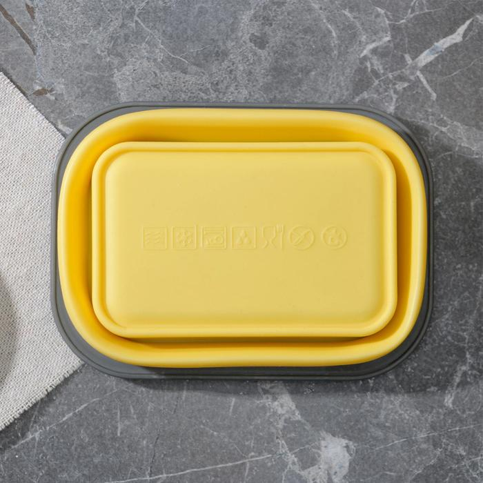 Набор складных контейнеров &laquo;Горы&raquo;, 350 мл, 500 мл