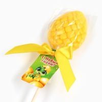 Новый год! Леденец на палочке &laquo;С новым годом&raquo;, вкус апельсин, 24 г