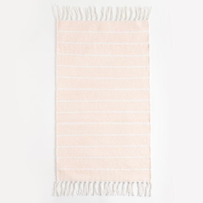 Ковер Strip Blush 60х100 &plusmn; 3 см, 1400 гр/м2, 100% хлопок