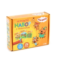 Игровой набор с проектором &laquo;Три кота&raquo;, свет