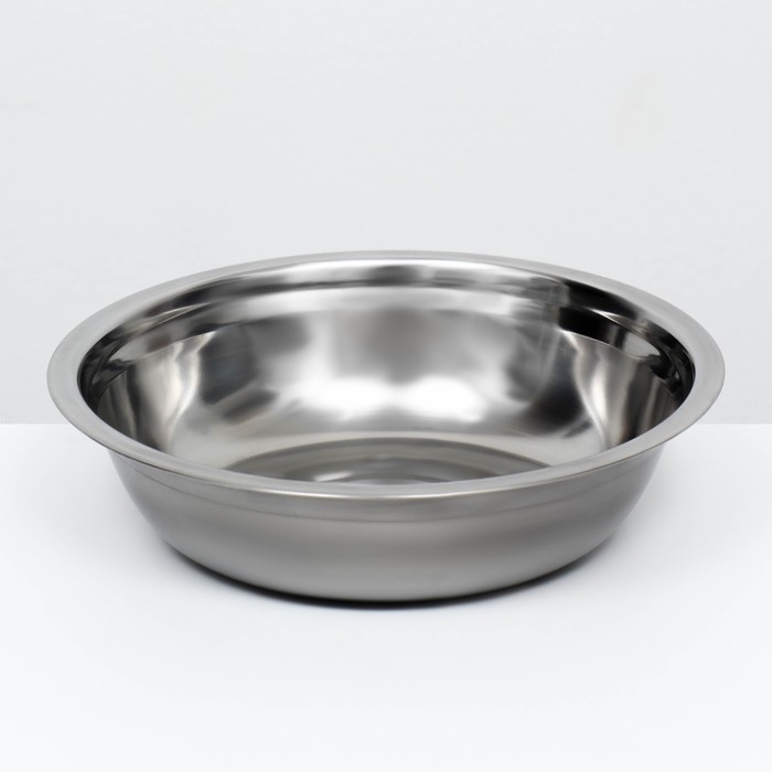 Миска металлическая эконом, 1,2 л, 23 х 6 см Миска металлическая эконом, 1,2 л, 23 х 6 см