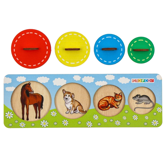 Рамки-вкладыши для малышей &laquo;Умные круги&raquo;