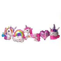 Гирлянда из фольгированных шаров 38" &laquo;Единороги&raquo;, 105 см