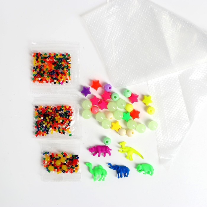 Тактильная коробочка «Приключения в зоопарке», с растущими игрушками Тактильная коробочка «Приключения в зоопарке», с растущими игрушками