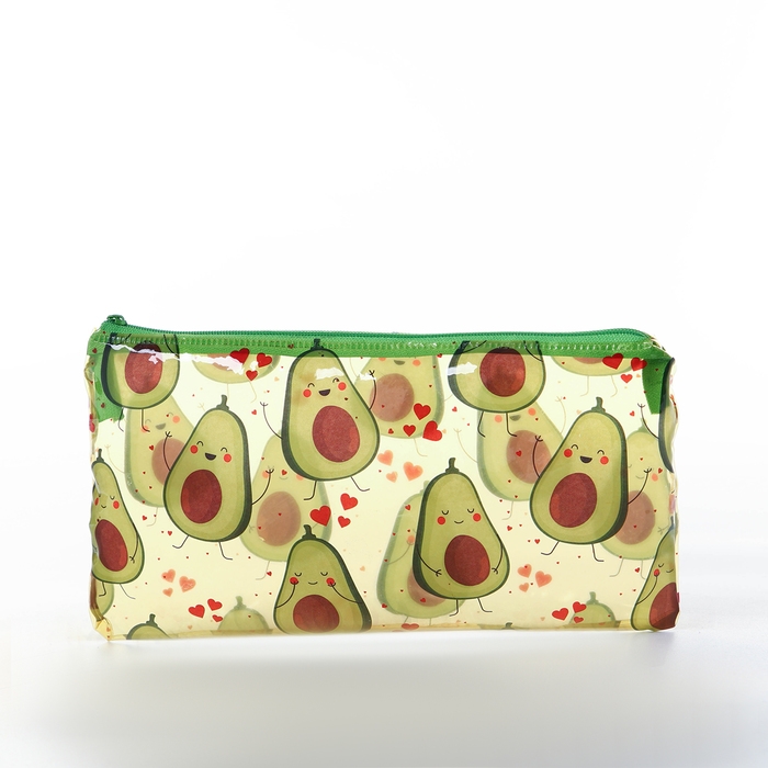 Косметичка на молнии, цвет зелёный Косметичка на молнии, цвет зелёный